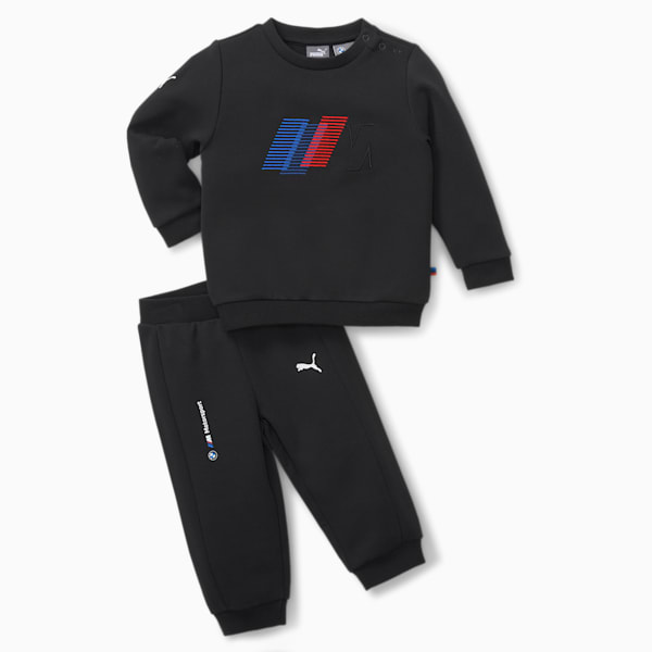 BMW M Motorsport Crew Jogger Set Babies, Puma Black, extralarge-IND