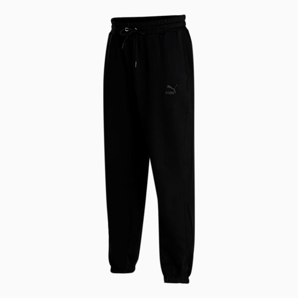 Men's Knitted Relaxed Fit Pants, Puma Black, extralarge-IND