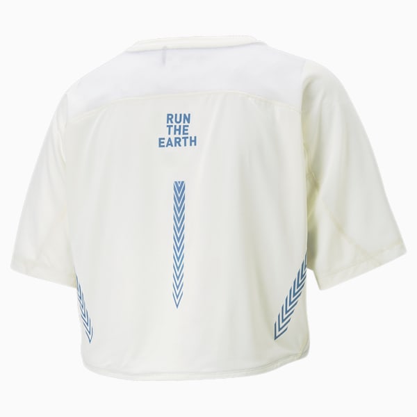 ウィメンズ PUMA x KOCHE クロップド 半袖 Tシャツ, White Asparagus