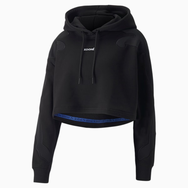 PUMA x KOCHÉ Cropped Hoodie Women, Puma Black
