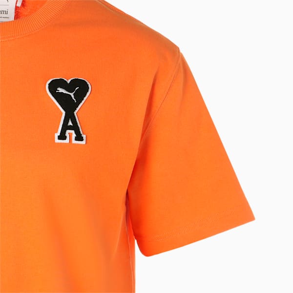ユニセックス PUMA x AMI 半袖 Tシャツ, Jaffa Orange, extralarge-JPN