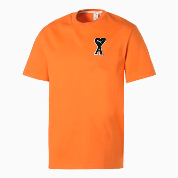 ユニセックス PUMA x AMI 半袖 Tシャツ, Jaffa Orange, extralarge-JPN