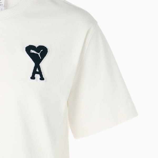ユニセックス PUMA x AMI 半袖 Tシャツ, Marshmallow
