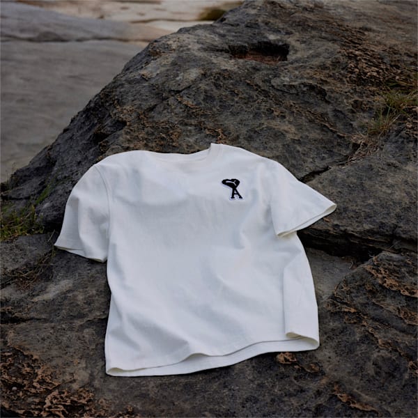 PUMA x AMI Tee, Marshmallow, extralarge