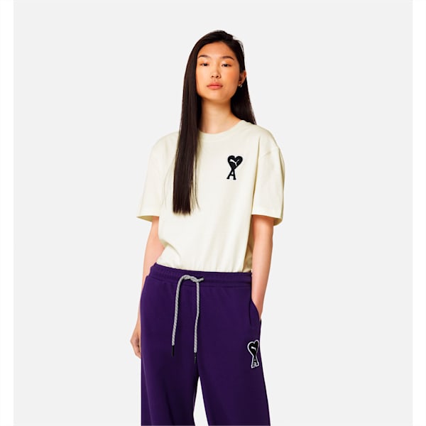 ユニセックス PUMA x AMI 半袖 Tシャツ, Marshmallow