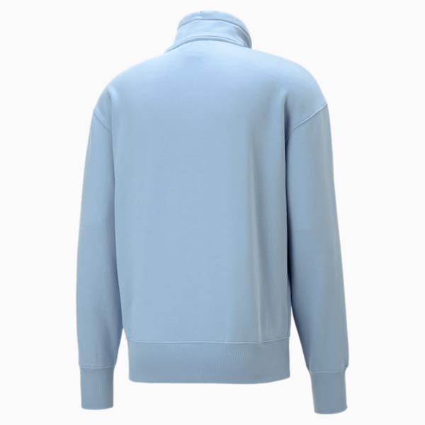 PUMA x AMI Half-Zip Sweatshirt, Faded Denim