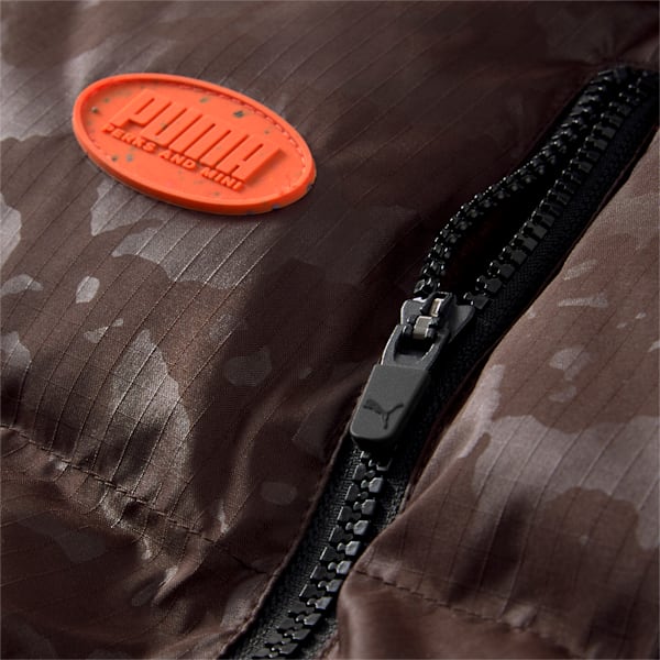 PUMA x PERKS AND MINI Puffer Jacket, Dark Chocolate--AOP, extralarge