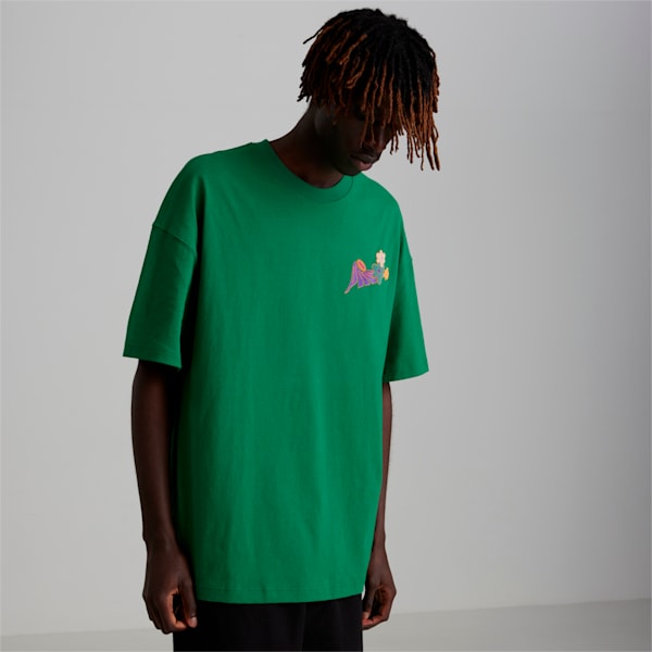 PUMA x P.A.M. Graphic Men's Relaxed Fit T-Shirt, Verdant Green, extralarge-IND