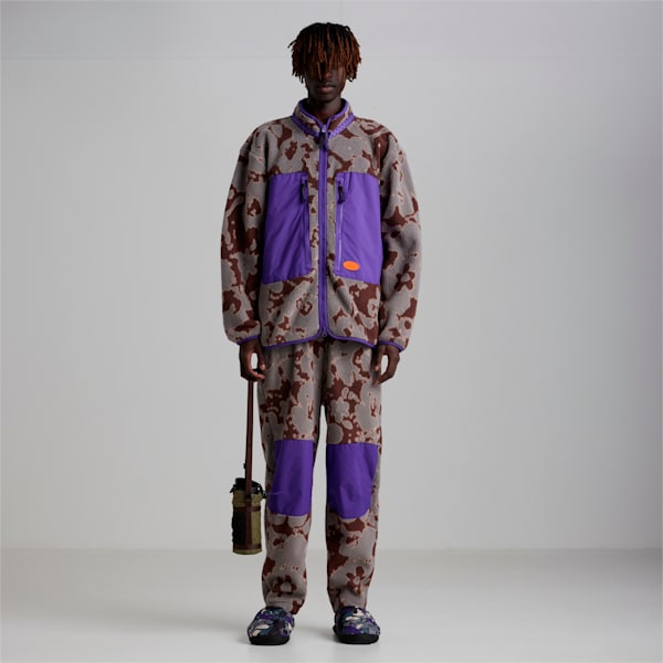 メンズ PUMA x PERKS AND MINI フリース パンツ, Cloudburst--AOP, extralarge-JPN