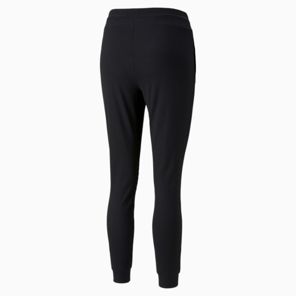 Slim-fit Cotton Track Pants Black Adidas - Women