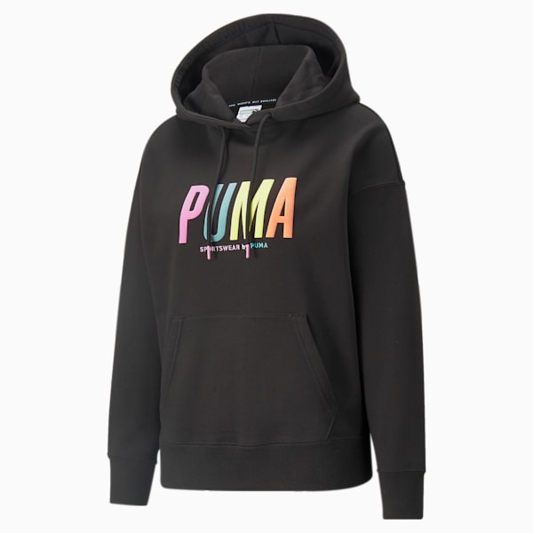 Kangourou graphique SWxP Femme, Puma Black, extralarge
