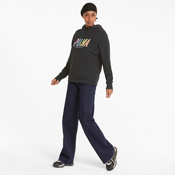 Kangourou graphique SWxP Femme, Puma Black, extralarge