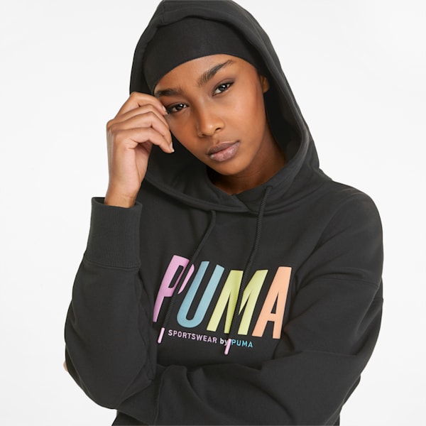 Kangourou graphique SWxP Femme, Puma Black, extralarge