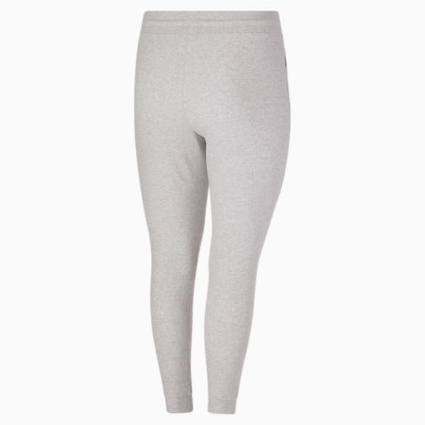 Classics Ribbed Slim Women's Pants, Light Gray Heather