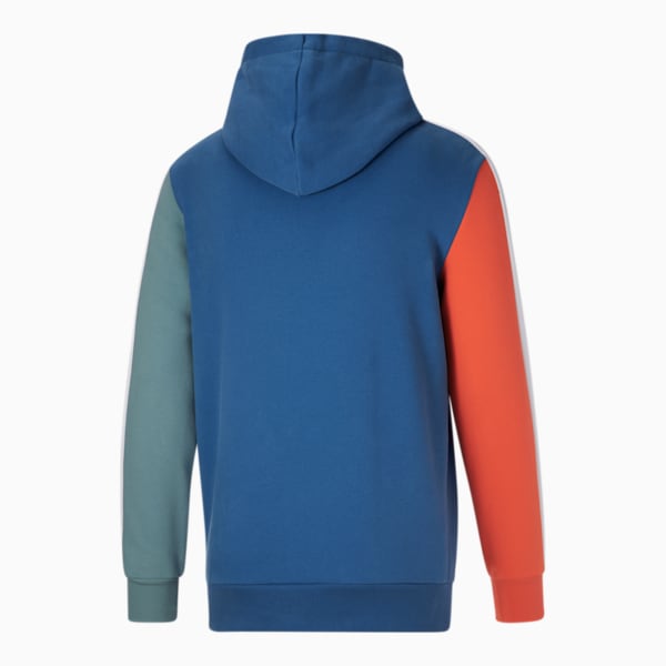 Go For Colorblock T7 Men's Hoodie, Vallarta Blue, extralarge