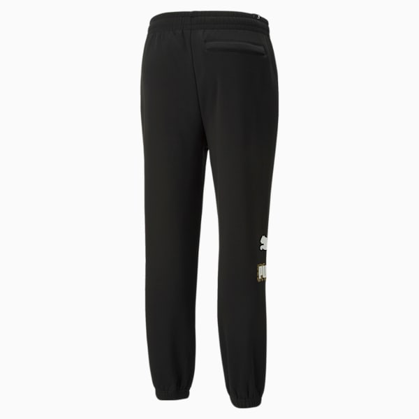 Brand Love Men's Relaxed Fit Sweat Pants, Puma Black, extralarge-IND