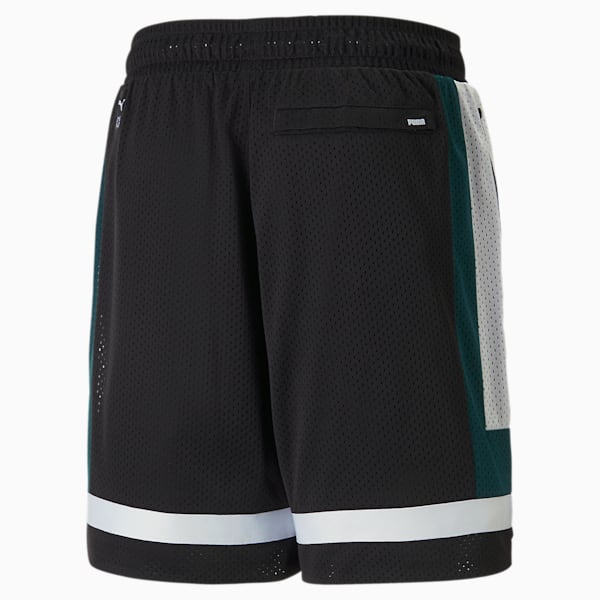 First Team Men's Regular Fit Basketball Shorts, Puma Black, extralarge-IND