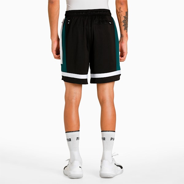 First Team Men's Regular Fit Basketball Shorts, Puma Black, extralarge-IND