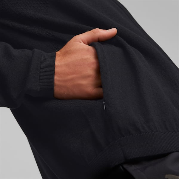 Porsche Design EvoKNIT Men's Full-Zip Sweatshirt, Jet Black