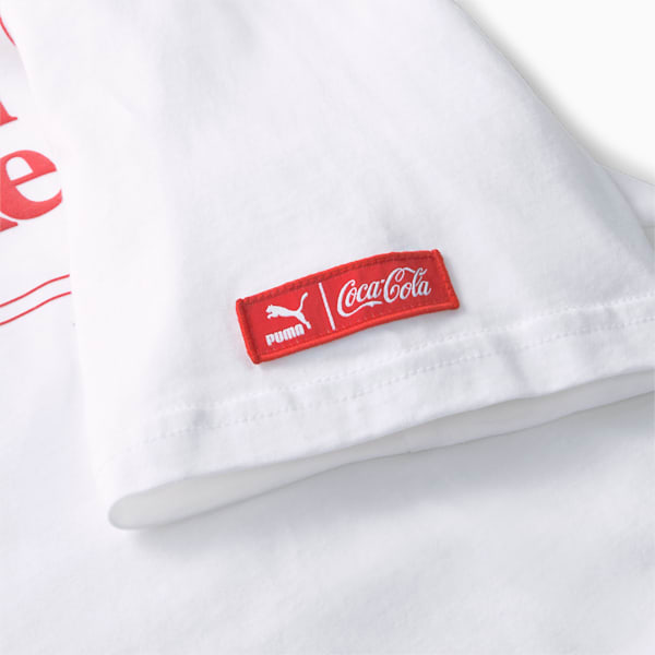 Playera deportiva para hombre PUMA x COCA-COLA, Puma White, extralarge