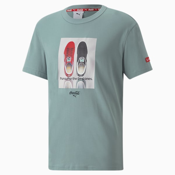 T-shirt décontracté PUMA x COCA-COLA Homme, Slate, extralarge