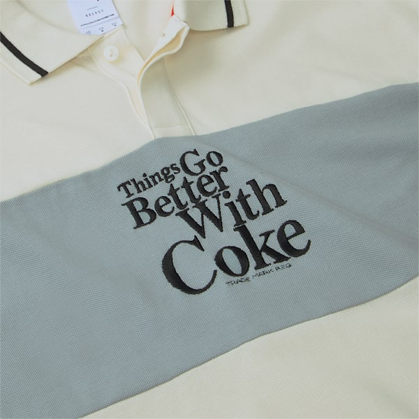 メンズ PUMA x Coca-Cola リラックス ポロシャツ, Ivory Glow, extralarge-IND