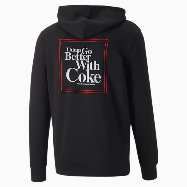 PUMA x COCA-COLA Men's Hoodie, Puma Black, extralarge