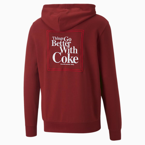 PUMA x COCA-COLA Men's Hoodie, Intense Red, extralarge