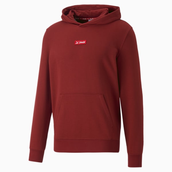 Supreme State Hooded Sweatshirt Burgundy