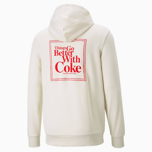 PUMA x COCA-COLA Men's Hoodie, Ivory Glow, extralarge