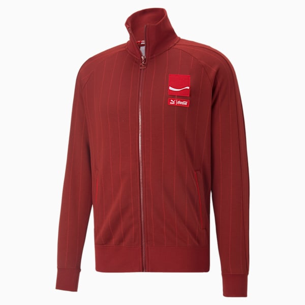 PUMA x COCA-COLA Men's T7 Track Jacket, Intense Red, extralarge