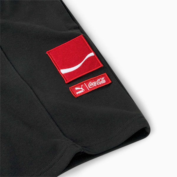 PUMA X COCA COLA Men's Regular Fit Shorts, Puma Black, extralarge-IND
