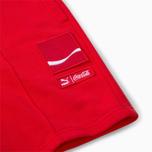 PUMA X COCA COLA Men's Regular Fit Shorts, Racing Red, extralarge-IND