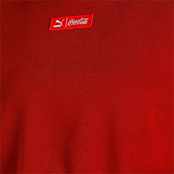 PUMA x COCA-COLA Women's Relaxed Fit Hoodie, Intense Red, extralarge-IND