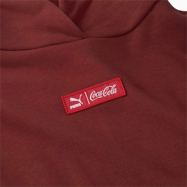 PUMA x COCA-COLA Women's Relaxed Fit Hoodie, Intense Red, extralarge-AUS