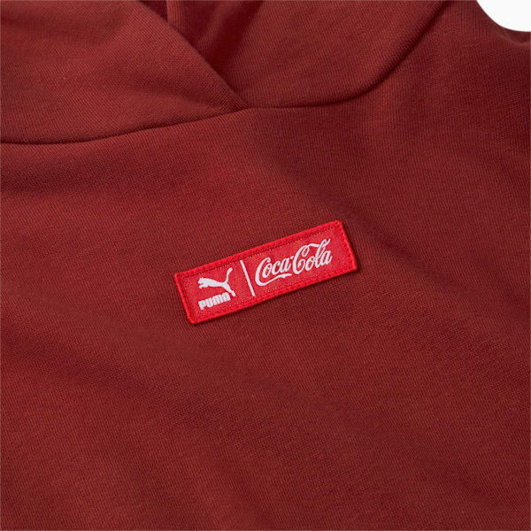 Sudadera con capucha para mujer PUMA x COCA-COLA, Intense Red, extralarge