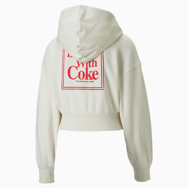 PUMA x COCA-COLA Women's Hoodie, Ivory Glow, extralarge