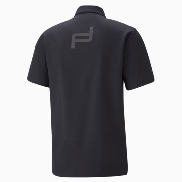 Camiseta tipo polo para hombre Porsche Design, Jet Black, extralarge