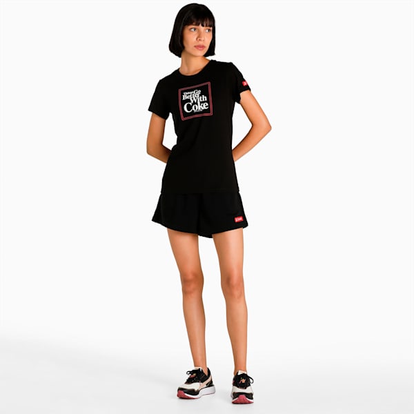 PUMA x COCA-COLA Graphic Women's Regular Fit T-Shirt, Puma Black, extralarge-IND