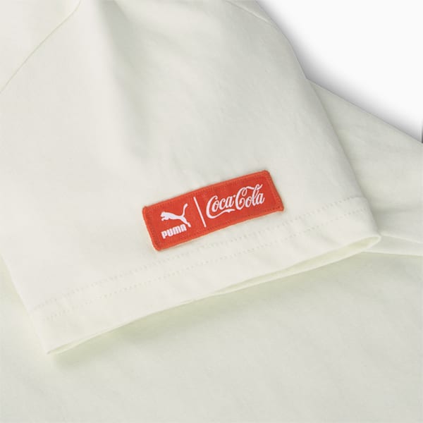 PUMA x COCA-COLA Graphic Women's Regular Fit T-Shirt, Ivory Glow, extralarge-IND