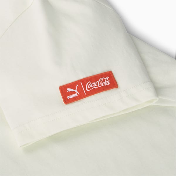 PUMA x COCA-COLA Women's Graphic Tee, Ivory Glow, extralarge