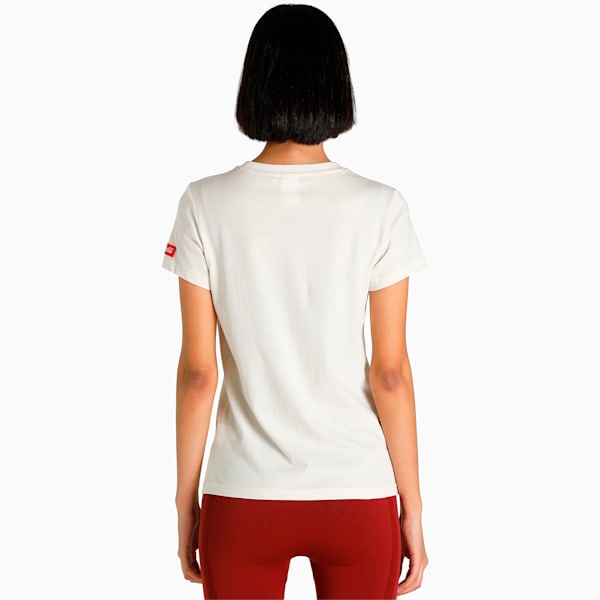 PUMA x COCA-COLA Graphic Women's Regular Fit T-Shirt, Ivory Glow, extralarge-IND