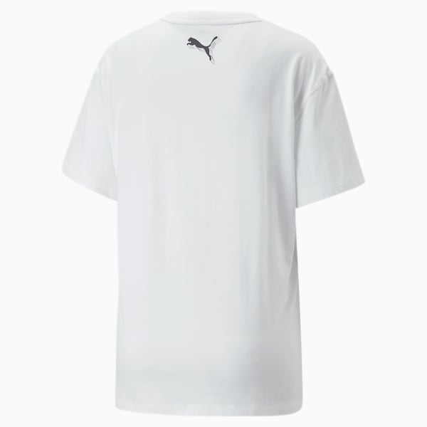 MOD Graphic Women's Basketball T-Shirt, Puma White, extralarge-AUS