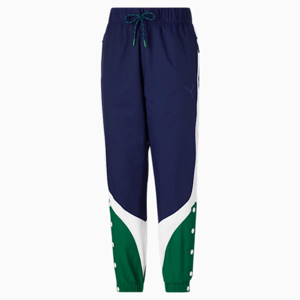 Traveling Basketball Track Pants Women, Patriot Blue, extralarge-GBR