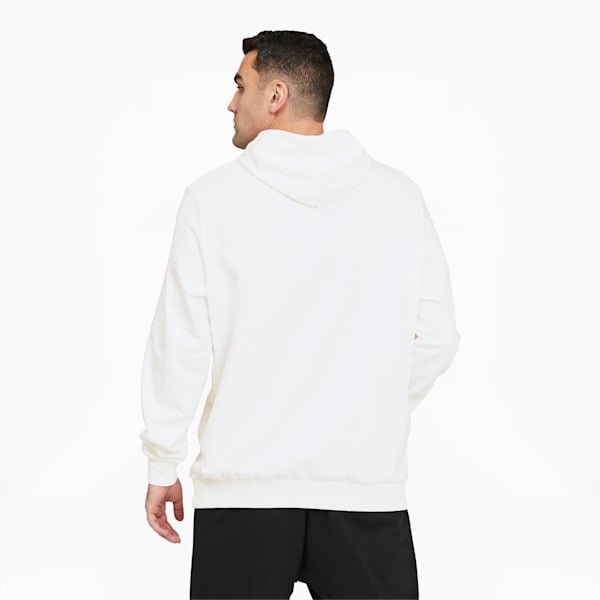 Classics Logo Men's Hoodie BT, Puma White-Puma Black, extralarge