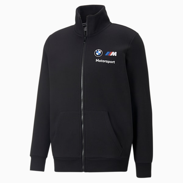 BMW M Motorsport Essential Fleece Men's Jacket, Cotton Black, extralarge-IND
