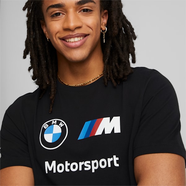 BMW M Motorsport Essentials Logo Tee Men, Puma Black