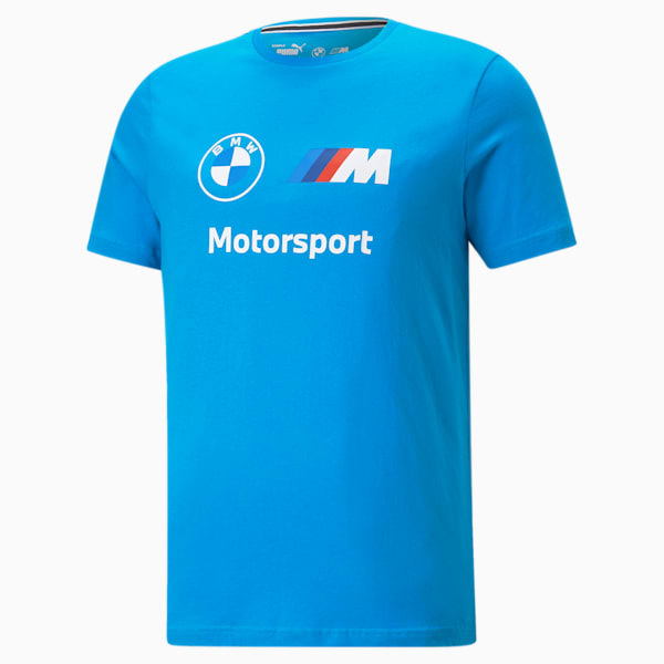 BMW M Motorsport Essentials Men's Logo Tee, Ocean Dive, extralarge