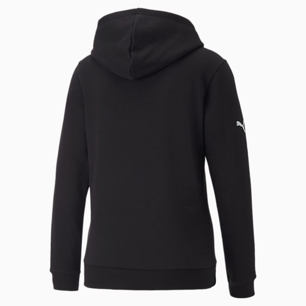 BMW M Motorsport Essentials Women's Logo Hoodie, Puma Black, extralarge