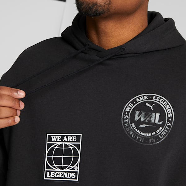 We Are Legends WRK.WR Men's Hoodie, Puma Black, extralarge